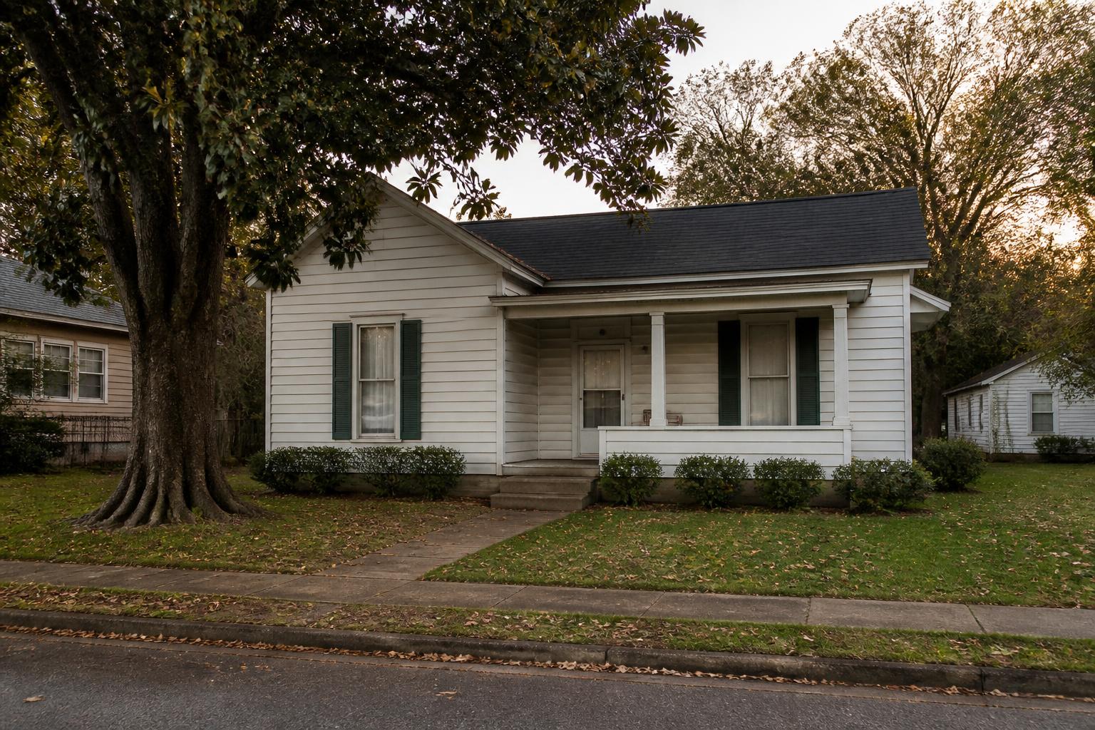 North Mississippi cottage representing a completed decision